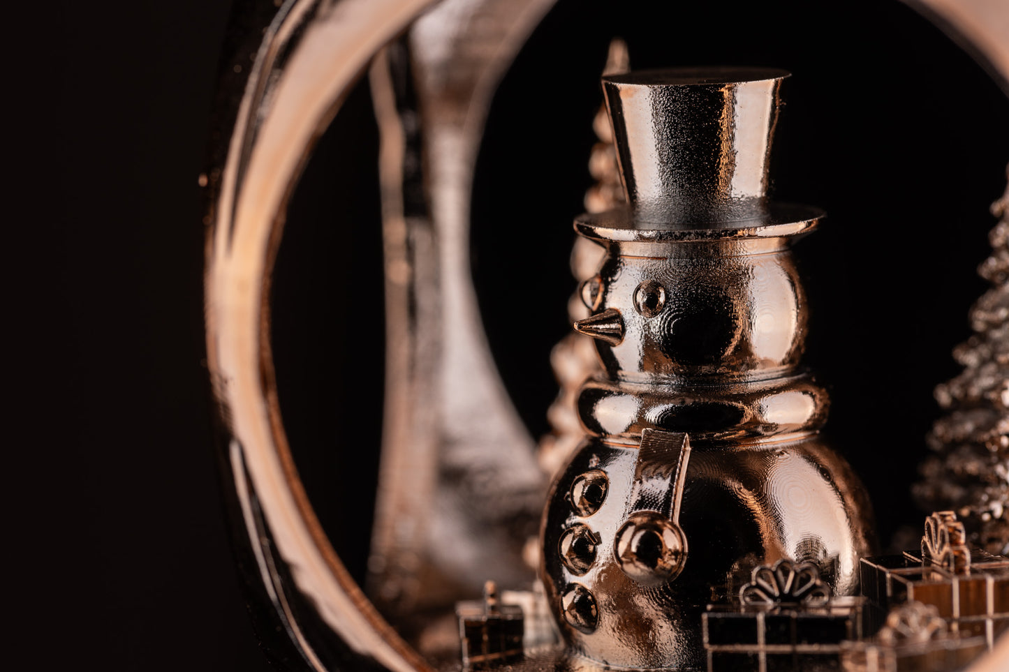 Christbaumkugel Eisenbahn Glanz