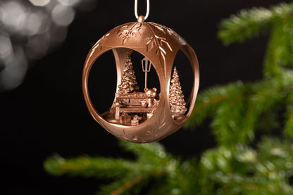 Christmas tree bauble teddy bench lamp broken SALE