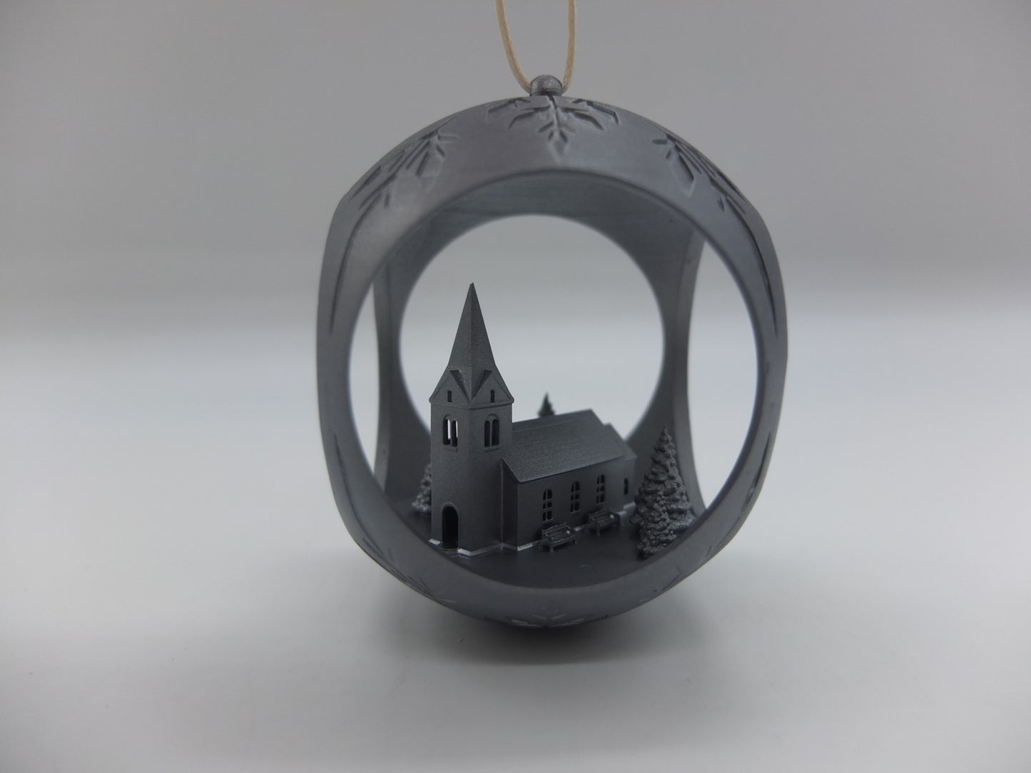 Christmas tree bauble church cross missing SALE