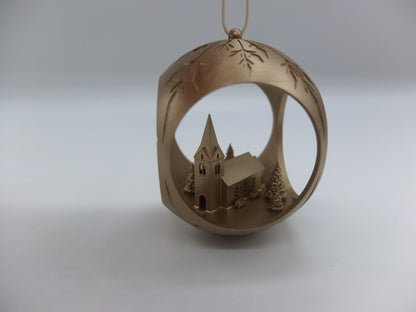 Christmas tree bauble church cross missing SALE