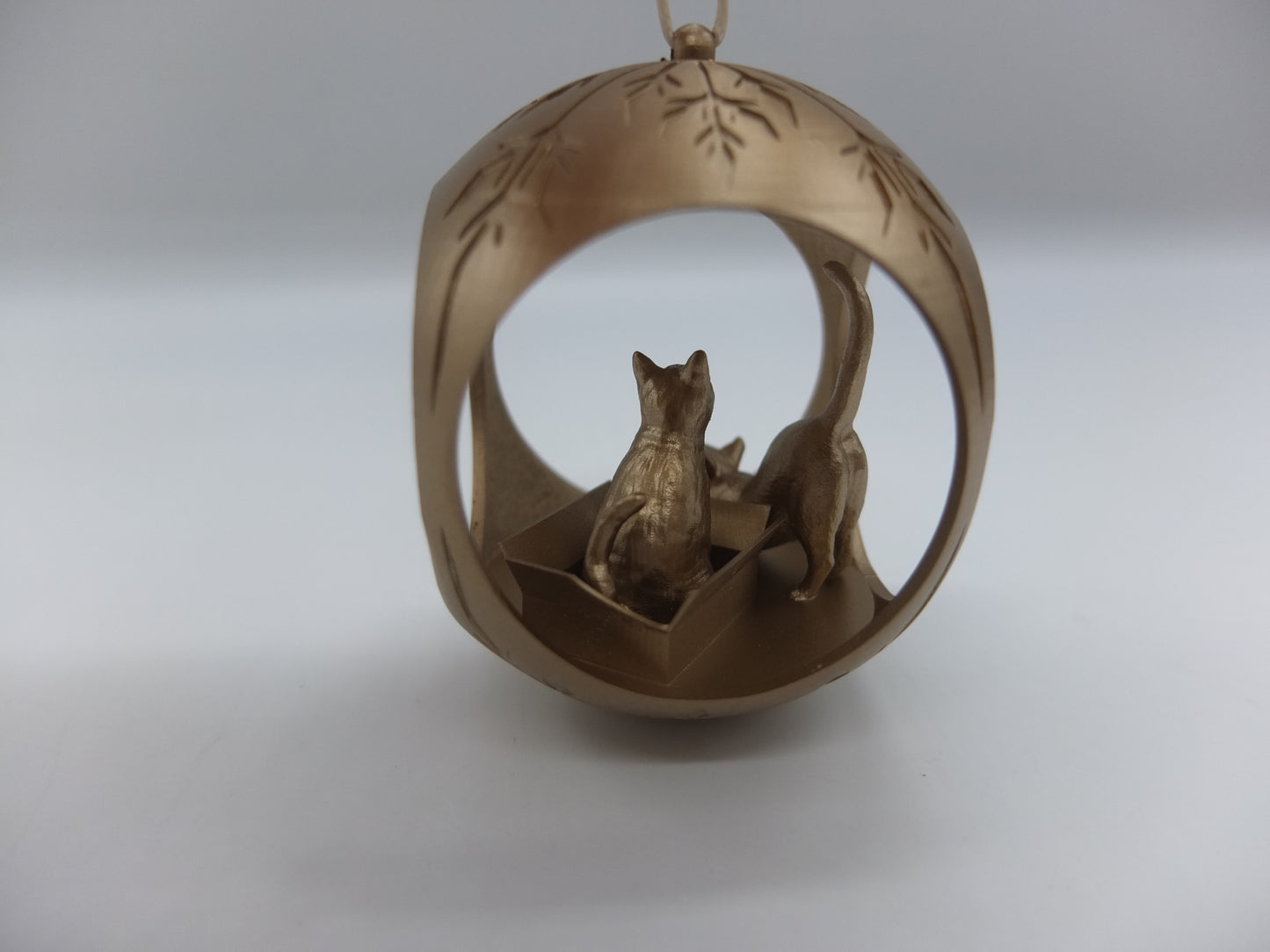 Christmas tree bauble cat box damaged SALE