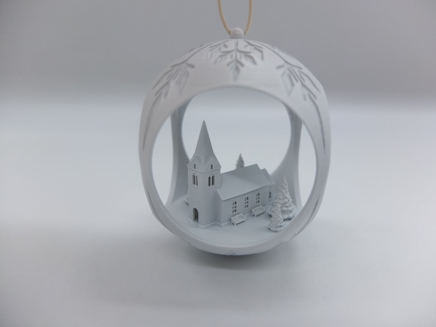 Christmas tree bauble church cross missing SALE