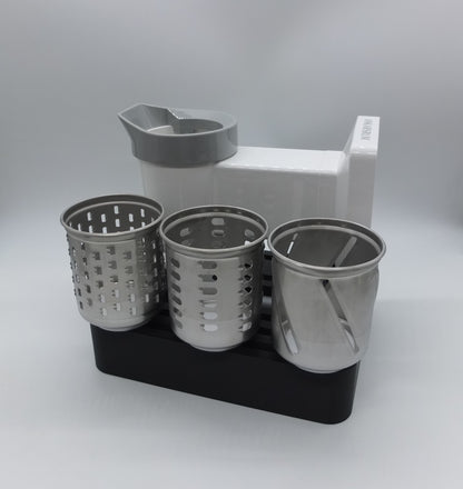 KitchenAid grater rasp holder for 4 attachments Art Deco style