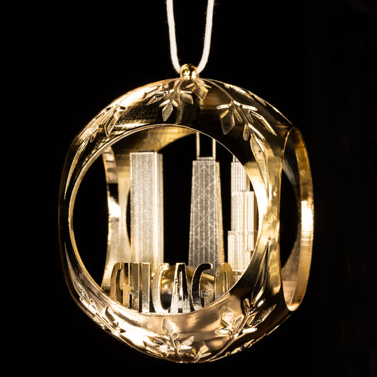 Christmas tree bauble railway shine
