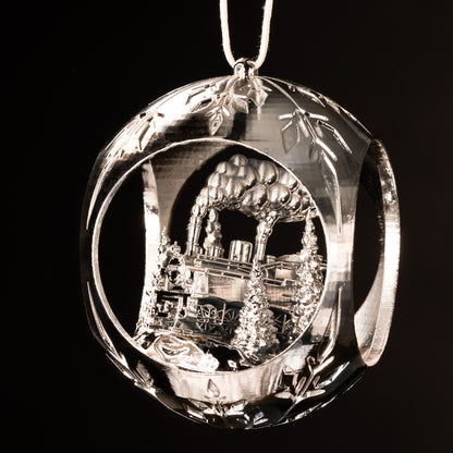 Christbaumkugel Eisenbahn Glanz