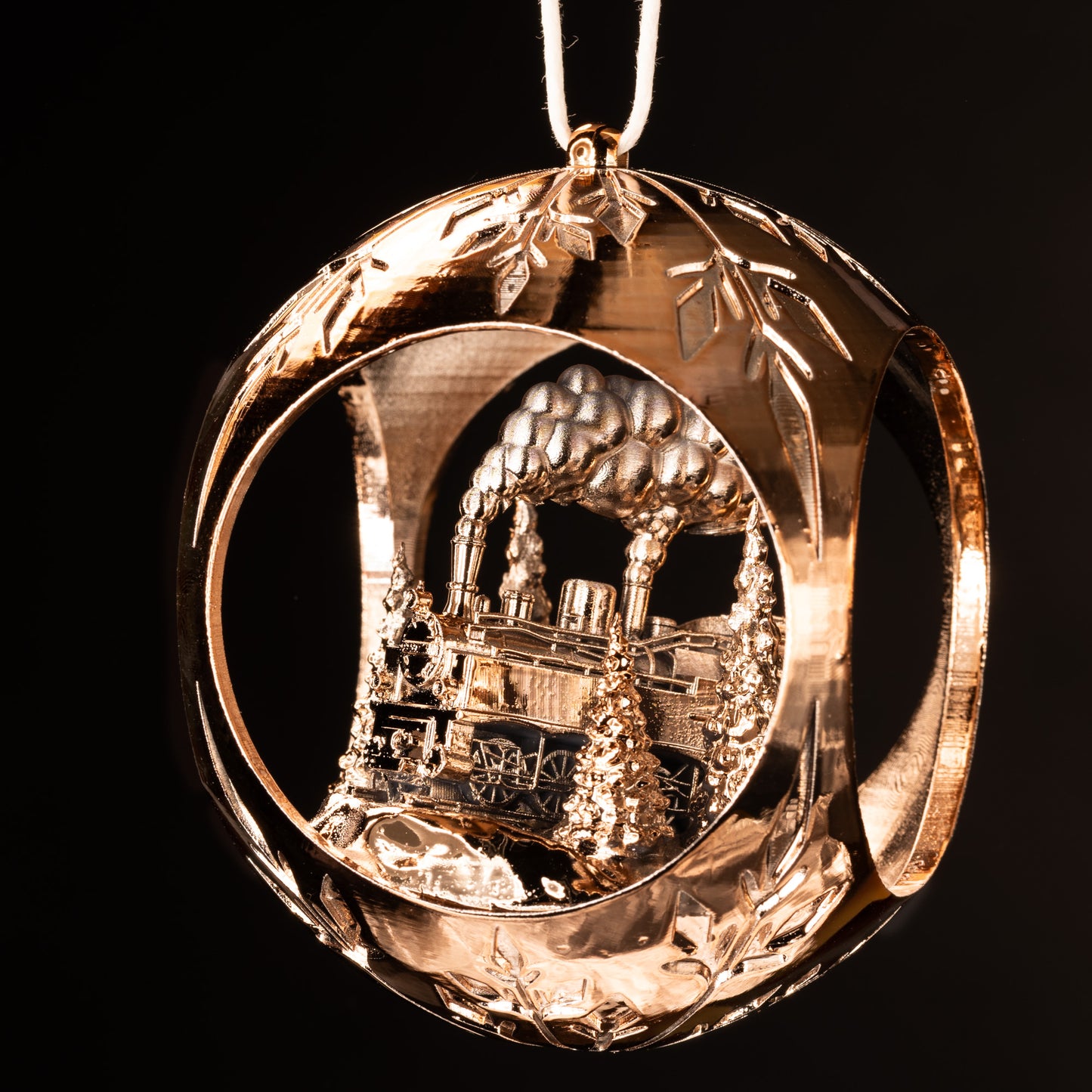 Christbaumkugel Eisenbahn Glanz